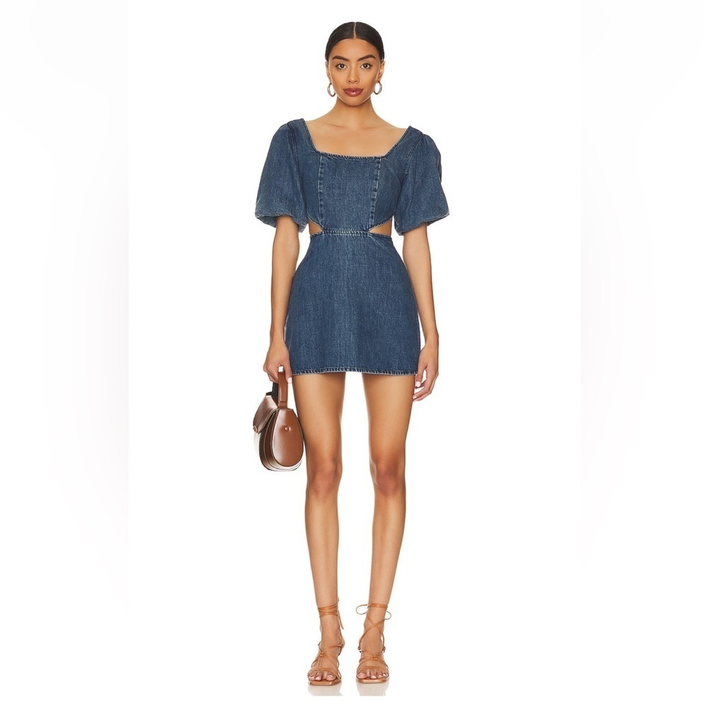 Show Me Your Mumu City Cut Out Dress in Deep End